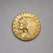1926 $2.50 Gold Indian Quarter Eagle AU Coin AN679 - £390.82 GBP