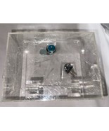 Clear 8&quot; x 8&quot;  Locking Ballot Donation Suggestion Box Contest Cube Acrylic - $54.29 CAD