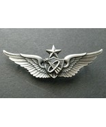 Army Senior Astronaut Wings Lapel Pin Badge 2.5 inches - £6.21 GBP