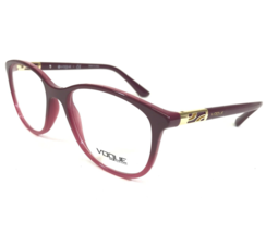 Vogue Gafas Monturas VO 5168 2557 Rojo Rosa Desteñir Oro Cuadrado 52-17-140 - $64.89