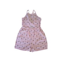 Carter&#39;s Kid ~ Girls&#39; Size 12 ~ One Piece ~ Pink Floral ~ Sleeveless Romper - £22.10 GBP