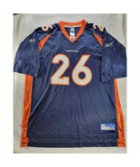 Vintage Clinton Portis 26 Denver Broncos Reebok NFL Players Jersey Men&#39;s... - £22.68 GBP