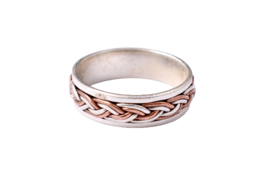 925 Sterling Silver Boho Design Band Women Wedding Ring women Her Gift RS-1388 - £32.12 GBP