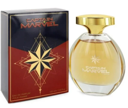 Captain Marvel 3.4 fl oz Eau De Parfum Spray By Marvel for Women New Sealed Box - £12.41 GBP