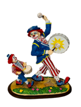 Circus Clown Figurine Danbury Mint Creepy Francis Barnum Bailey Strike Up Band - £39.74 GBP