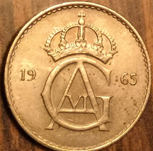 1965 Sweden 10 Ore Coin - £1.31 GBP