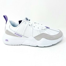 K-Swiss CR-329 LTR White Lavendula Womens Athletic Casual Sneakers 96157 151 - £43.91 GBP