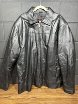 Phase Two Leather Motorcycle Riding Jacket Men&#39;s XL TALL Zip Front - £39.05 GBP