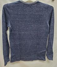 Boys XL 16 Long Sleeve Double Knit Navy Henley Cat & Jack image 3