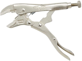 IRWIN VISE-GRIP Curved Jaw Locking Pliers with Wire Cutter, 4-Inch (10) - $18.10