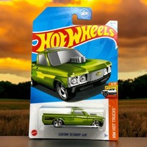 2021 Hot Wheels Custom 72 Chevy LUV HW Hot Trucks Green 6/10 NIP - £9.10 GBP