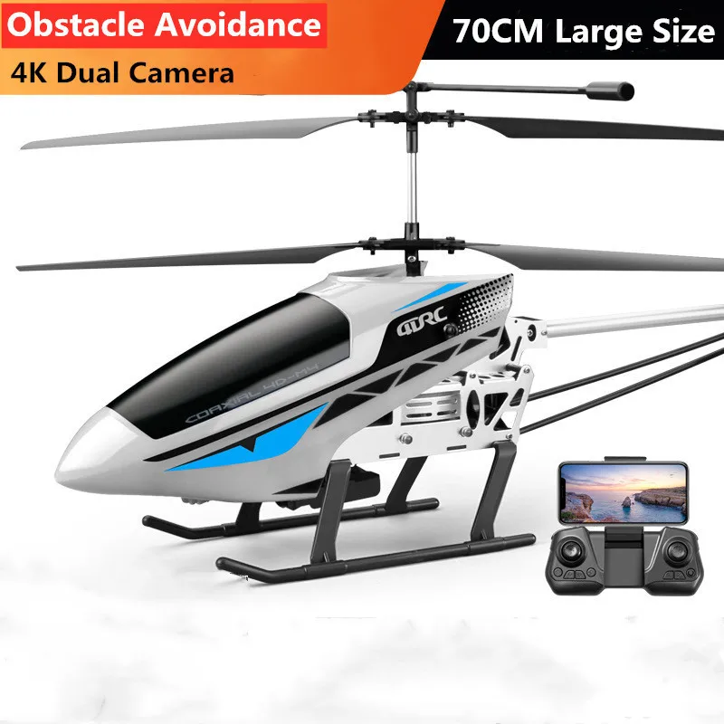 70cm 4k Obstacle Avoidance Helicopter With 4K Dual Camera Fixed Height Hover - £63.14 GBP+