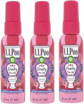 V.I.P. Pre-Poop Toilet Spray | Fruity Pin-Up Scent | Contains Essential ... - £18.95 GBP