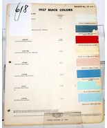 1957 Buick DuPont Paint Chip Set &amp; Spring Colors #618 - $172.60 MXN