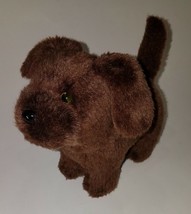 American Girl Puppy Dog Chocolate Labrador Pet Plush 6" Stuffed Animal 2012 Chip - £13.20 GBP