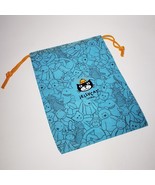 Jellycat London Turquoise Blue Drawstring Gift Dust Bag 7x10&quot; Orange Dra... - £6.77 GBP