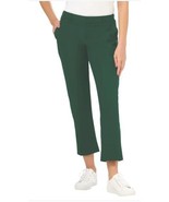 Kirkland Signature Womens Pants Green Ankle Travel Stretch Pockets Elast... - $54.69 CAD