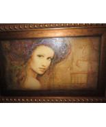 Csaba Markus &#39;JEWEL OF TROY&#39; Embellished Serigraph Signed &amp; numbered Framed - $1,103.20