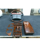 For Mercedes benz C126 W126 wood Trim Set With Steering Wheels 560sec 50... - $2,171.53