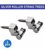 2x Roller String Retainer Trees For Stratocaster Telecaster Electric Guitar - $9.89