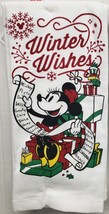 2 Jumbo Cotton Towels(16&quot;x26&quot;) Disney,Mickey Mouse, Christmas, Winter Wishes ,Bb - $14.84