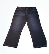 Nine West Jeans Chrystie Capri Dark Blue Denim Size 4 NWT - £22.28 GBP