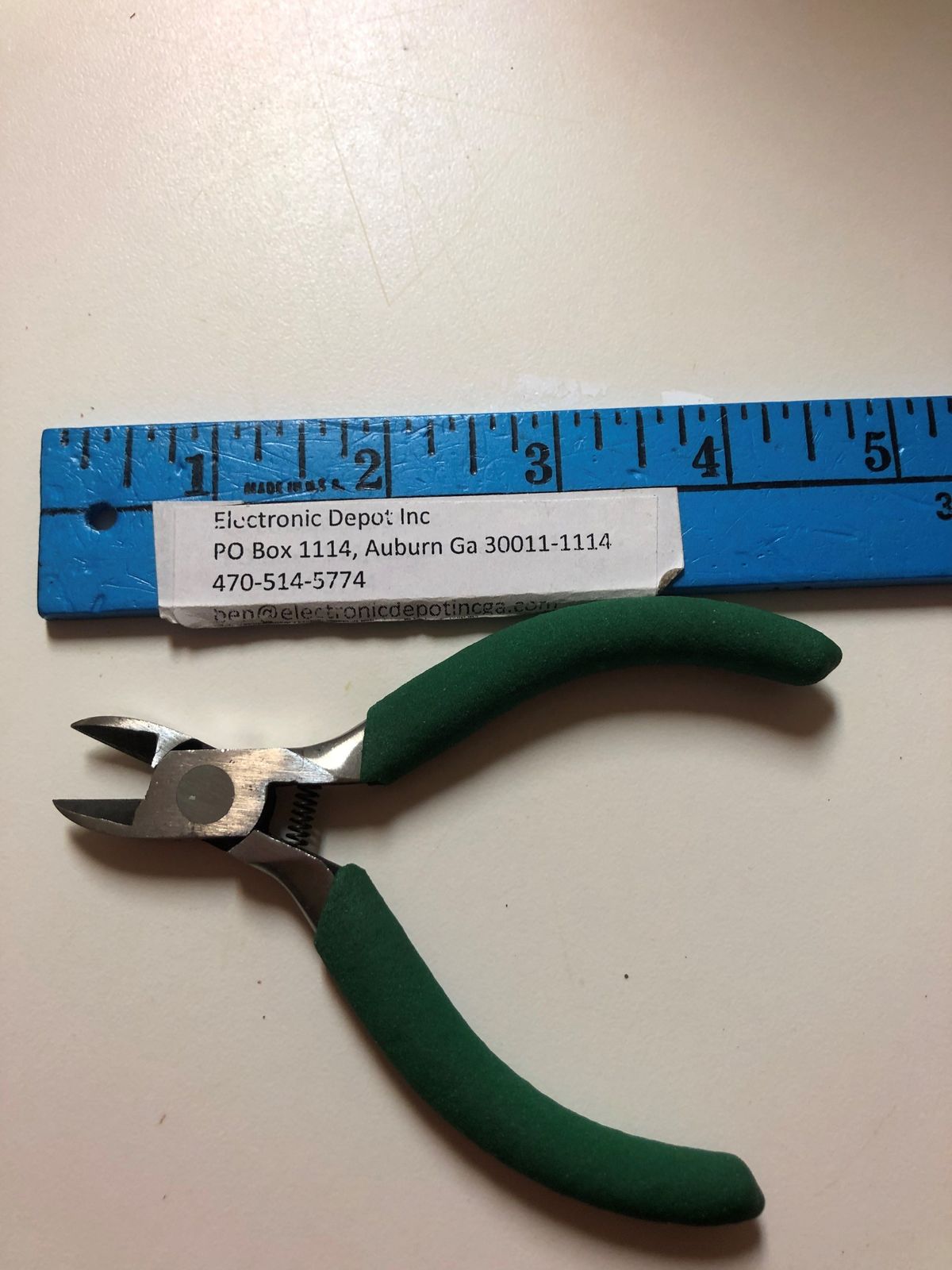 50-076 wire cutters green handle 4.25 length  - $9.07