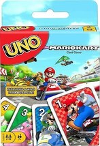 UNO Mario Kart Card Game for Kids Adults Family and Game Night with Spec... - $24.45