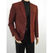 Men's Zacchi Sport Coat Patch Elbow Chenille Velveteen Bryan Rust 74529 image 5