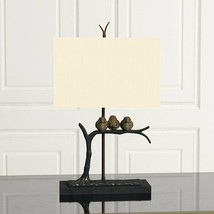 Horchow  Sparrow Bird Animal Brass &amp; Marble Table Lamp - India - Transitional - £650.48 GBP