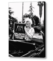 Framed Marilyn Monroe Star Wars Darth Vader Galaxys Greatest Father Dad - £14.40 GBP