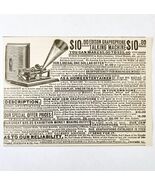 Edison Graphophone Talking Machine 1897 Advertisement Victorian Music AD... - €21,47 EUR