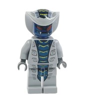 Lego Ninjago Minifig Rattla njo033 from 9441 9456 9579 Gray with Blue Head - £6.25 GBP