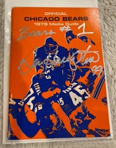 DAN HAMPTON Chicago Bears Signed Auto Official 1979 Media Guide BEARS#1 - $197.99