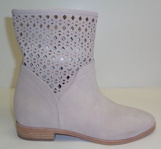 Michael Kors Size 8 M SUNNY Cement Suede Bootie Ankle Boots New Womens Shoes - £117.64 GBP