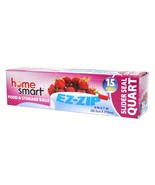 Home Smart Slide  and Seal One Quart Food Storage Bags - $5.36 CAD