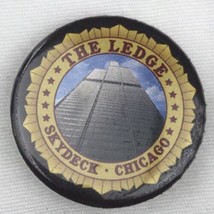 The Ledge Skydeck Chicago Pin Button Pinback - £11.58 GBP