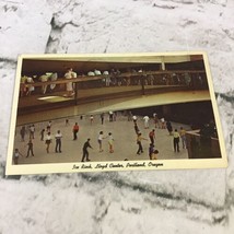 Vintage Postcard Lloyd Center Ice Skating Rink Portland Oregon Posted W/... - $9.88