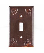 Single Switch Light switch Cover with Chisel in Rusty Tin -Pack 6 - $102.56 CAD