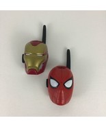 Marvel Avengers Infinity War Walkie Talkies Set of 2 Toys Iron Man Spide... - $29.71 CAD