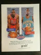 2005 NBA Rookies OTM Ben Gordan &amp; J.R. Smith Got Milk? Original Color Ad... - $5.69