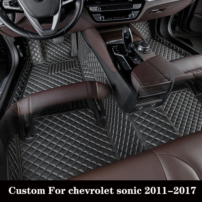 Custom Car Floor Mat For Chevrolet Sonic 2011 2012 2013 2014 2015 2016 2017 Foot - $32.60+