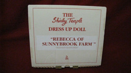 NEW Vintage Shirley Temple Dress Up Doll &quot;Rebecca of Sun&quot; Clothing Danbury Mint - £22.97 GBP