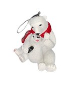 Coca-Cola®  Bear With Cub Ornaments CC2211    New - $468.13 MXN