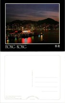 China Hong Kong Harbour City View of Ocean Terminal Marina Vintage Postcard - £7.51 GBP