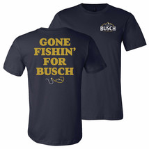 Busch Gone Fishing T-Shirt Blue - £27.44 GBP