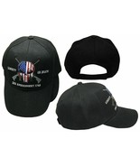 Liberty Or Death Hat 2Nd Amendment 1789 Demon Skull Black Embroidered Cap - $28.99