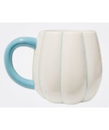 Royal Norfolk White &amp; Teal Pumpkin Mug 16 oz. Happy Halloween/Seasonal/H... - $298.79 MXN