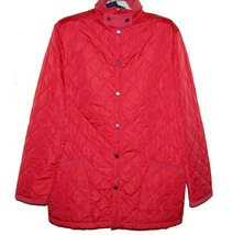 Husky Red Men&#39;s Quilted Button Thin Italy Jacket Size US 46 EU 56 $585 - £146.60 GBP