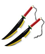 Tengen Uzui 30.5 2 Pc Foam Cosplay Anime Demon Killer Sword Costumes Ha... - $547.41 MXN